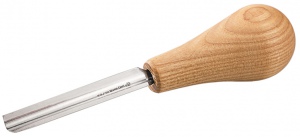 CARVING PALM CHISEL: 10.0MM STRAIGHT ROUNDED BEAVER