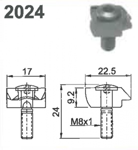 CLAMP WEDGE ( M) STYLE #2024