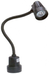 HALOGEN LAMP: FLEXIBLE 12V/220V SQUARE BOLT ON BASE