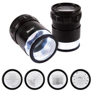 INDUSTRIAL LED SCALE LOUPE: SCALE LENSES 9PC SET