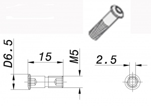 CLAMP SCREW: CLS 2 NEG T/HOLD